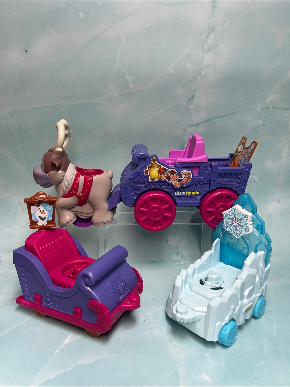 Fisher Price Little People Disney Frozen Set of  4pcs